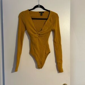 Forever 21 ribbed sweater bodysuit